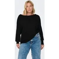ONLY CARMAKOMA Strickpullover CARNEW ADALINE LIFE L/S PULLOVER KNT Viskosemischung
