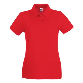 Fruit of the Loom - "Premium" Poloshirt für Damen (Rot)