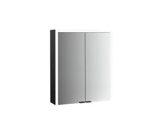emco LED-Lichtspiegelschrank Prime 3 Aufputz, 600 mm, 2-türig, schwarz, 949714302 949714302