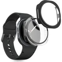 kwmobile Smartwatch-Hülle 2x Glas Hülle für Samsung Galaxy Watch 8 (40mm), Schutzhülle Fullbody Fitnesstracker Case Set aus Glas