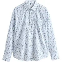 Next Langarmhemd Regular Fit Langarmhemd mit Print (1-tlg)