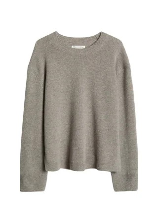 Marc OPolo Casual - Pullover loose Stone Taupe Melange - Gr. - XL
