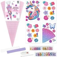 Ursus - Ludwig Bähr Schultüte URSUS Diamond Painting Schultüten-Bastelset Fancy Unicorn 68cm