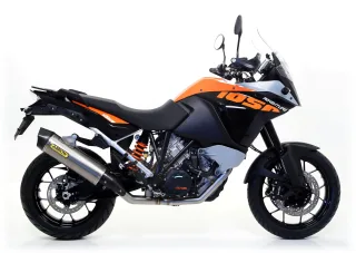 Sport Auspuff Arrow Race-Tech TITAN für KTM 1050 Adventure Bj. 2015-2016 +ABE eintragungsfrei