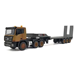 HUINA 1318 1/18 9CH RC Car Flatbed Trailer Simulation Engineering Remote Control Vehicle Electric Toy Model