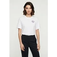 HUGO T-Shirt Vintage Tee mit Rundhals, bedruckt