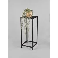 MIRRORS AND MORE Beistelltisch Veronika, schwarzes Metallgestell