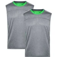 James & Nicholson Lauftop Doppelpack Sportliches Herren Lauf Top aus Funktionspolyester JN470 (Doppelpack, 2er-Pack) Feuchtigkeitsregulierendes Material