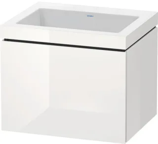 Duravit L-Cube c-bonded Set wandhängend Weiß Hochglanz 600x480x500 mm - LC6916N8585 LC6916N8585