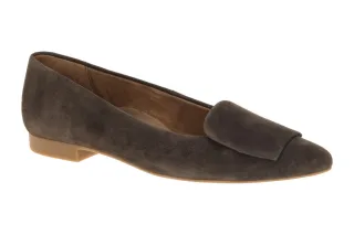 Paul Green Damen Ballerinas 3792-180 Braun Moro Echtleder Super Soft Fu?bett