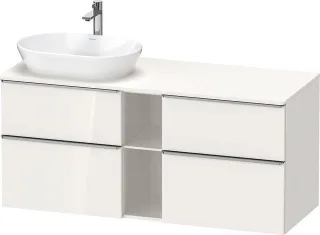 Duravit D-Neo Konsolenwaschtischunterbau wandhängend Weiß Hochglanz 1400x550x664 mm - DE4970L7022000 DE4970L70220000