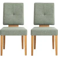 OTTO home Esszimmerstuhl Ponza Polsterstuhl (Set, 2 St), Gestell Eiche massiv geölt, Esszimmer Bestseller