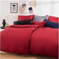 Blumtal Bettwäsche Oeko Tex Zertifizierte Mako Satin Bettwäsche 100% Baumwolle, Bettdeckenbezug mit frei wählbaren Kissenbezug