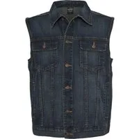 URBAN CLASSICS Jerseyweste Urban Classics Herren Denim Vest (1-tlg)
