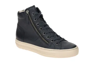 Paul Green Damen Stiefeletten 4024-320 Blau space Sportliche Mid-Sneaker Boot...