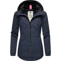 Ragwear Outdoorjacke Danka Wasserdichte Übergangsjacke mit großer Kapuze