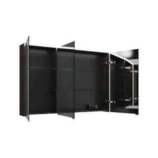 Burgbad Spiegelschrank Eqio 800x1200x170 Marone Dekor Trüffel, SPGS120RF2012 SPGS120RF2012