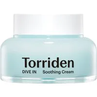 Torriden Feuchtigkeitscreme DIVE-IN LOW MOLECULAR JYALURONIC ACID SOOTHING CREAM, für empfindliche Haut, beruhigt und spendet intensive Feuchtigkeit
