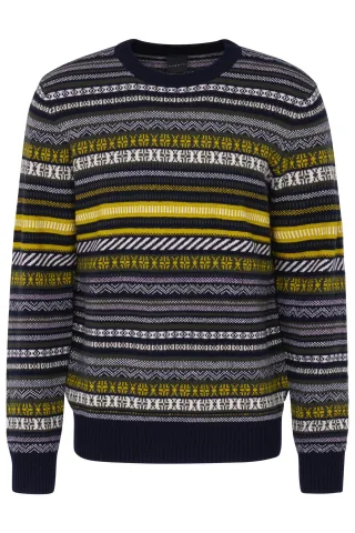 Bugatti Herren Pullover aus hochwertigem Woll-Mix