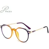 PACIEA Lesebrille Damen Herren Rundrahmen Blaulichtfilter Vollrand Ultraleicht