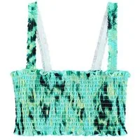 Next Bandeau-Bikini-Top Gesmoktes Bandeau-Bikinioberteil (1-St)