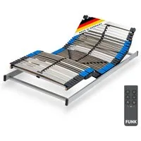 Lattenrost Pure KF Motor Funk, CUBEsleep, Kopfteil elektrisch verstellbar (Funk), Fußteil elektrisch verstellbar (Funk), Funkfernbedienung, 10 Jahre Garantie, zertifizierte Qualität