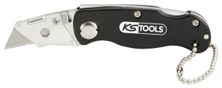 KS Tools Klappmesser mit Gürteltragekette, 97mm - 907.2173
