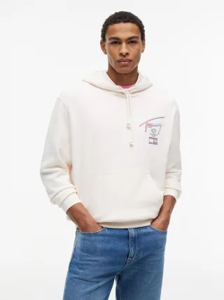 Tommy Jeans (PVH Group) - TJM RLX SIGNATURE HDIE EXT Ancient White - Gr. - M