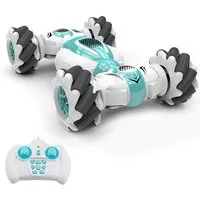 GARRYFIZH RC-Auto Ferngesteuertes 2.4GHz 4WD RC Stunt-Auto, Gestensensor der Uhr 360°-Drehwirbel-Geländefahrzeug
