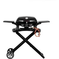 BBQ-Toro Gasgrill Tragbarer Tisch Gasgrill mit Grilltisch für Balkon, Camping, Tragbarer Tisch Gasgrill mit Grilltisch
