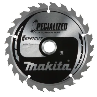 Makita Sägeblatt 260x2,15x30, 24Z EFFICUT, Holz - E-07705