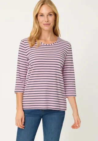 Olsen - T-Shirt Long Sleeves peony pink mel. - Gr. - 48