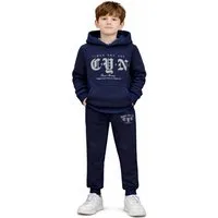 Fashion Boy Jogginganzug warmer Jogginganzug Sport Kinder Freizeitanzug JF561e (Set, Hoodie & Jogginghose)