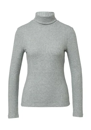 comma - T-Shirt grau - Gr. - 40