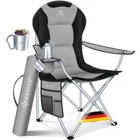 KESSER Campingstuhl, faltbarer Klappstuhl bis150kg belastbar Angelstuhl Faltstuhl
