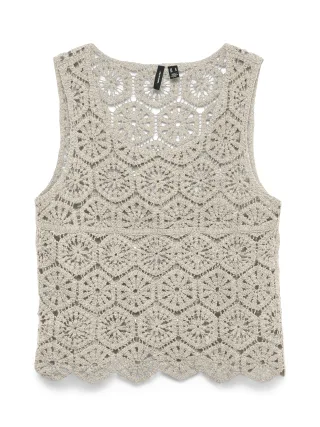 VERO MODA - VMELSA SL CROP TOP JRS NOOS Oatmeal - Gr. - XS