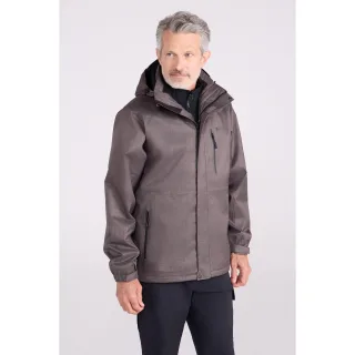 Mountain Warehouse - "Bracken Extreme" Jacke, wasserfest 3 in 1 für Herren (Mittelgrau)