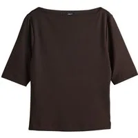 Next T-Shirt Shirt mit halblangen Ärmeln und U-Boot-Ausschnitt (1-tlg)