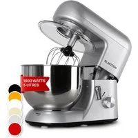 Klarstein Küchenmaschine, 1800 W, 5.2 l Schüssel, Knetmaschine Teigmaschine Teigknetmaschine Rührmaschine Standmixer