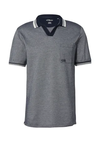 s.Oliver - Polo-Shirt blau - Gr. - L