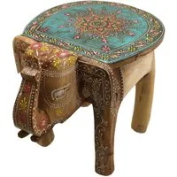 Gall&Zick Beistelltisch Beistelltisch Elefant, Elefantenhocker