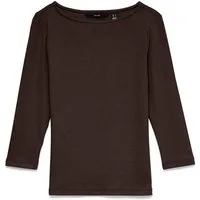 Vero Moda T-Shirt VMCHLOE PANDA 3/4 BOATNECK TOP JRS Baumwollmischung, slim fit