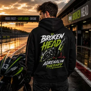 Broken Head Adrenalin Therapy Zip Hoodie