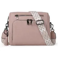 TAN.TOMI Schultertasche Damen Umhängetasche mit Verstellbar Abnehmbar Breiter Gurt, Leicht Damen Crossbody Bag Für Tägliches Arbeiten Verabredungen
