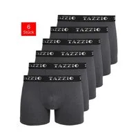 Tazzio Boxershorts 6er Pack BS1010 (Packung, 6-St., 6er-Pack) mit Logoschriftzug am Bund