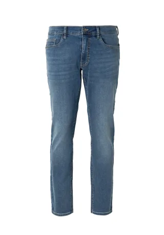 HERO by John Medoox 5-Pocket-Jeans "Portland Denim Slim Straight Stretch Jeans" Straight Fit Casual Clean Wash Denim Jeans für Herren