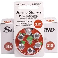 Vielstedter Elektro Hörgeräte Batterien Größe 312 60 Stück von Super Sound Knopfzelle