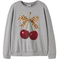 Name It Sweatshirt NKFVOTEA LS NREG SWEAT BRU Baumwolle, regular fit