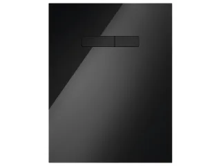 Tece lux Betätigungsglasplatte manuell Glas schwarz glzd., Tasten schwarz glzd., 9650005 9650005