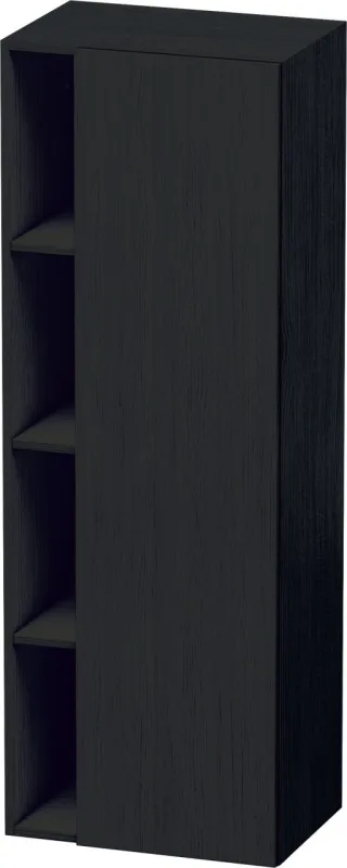Duravit DuraStyle Hochschrank Eiche Schwarz Matt 500x360x1400 mm - DS1239R1616 DS1239R1616